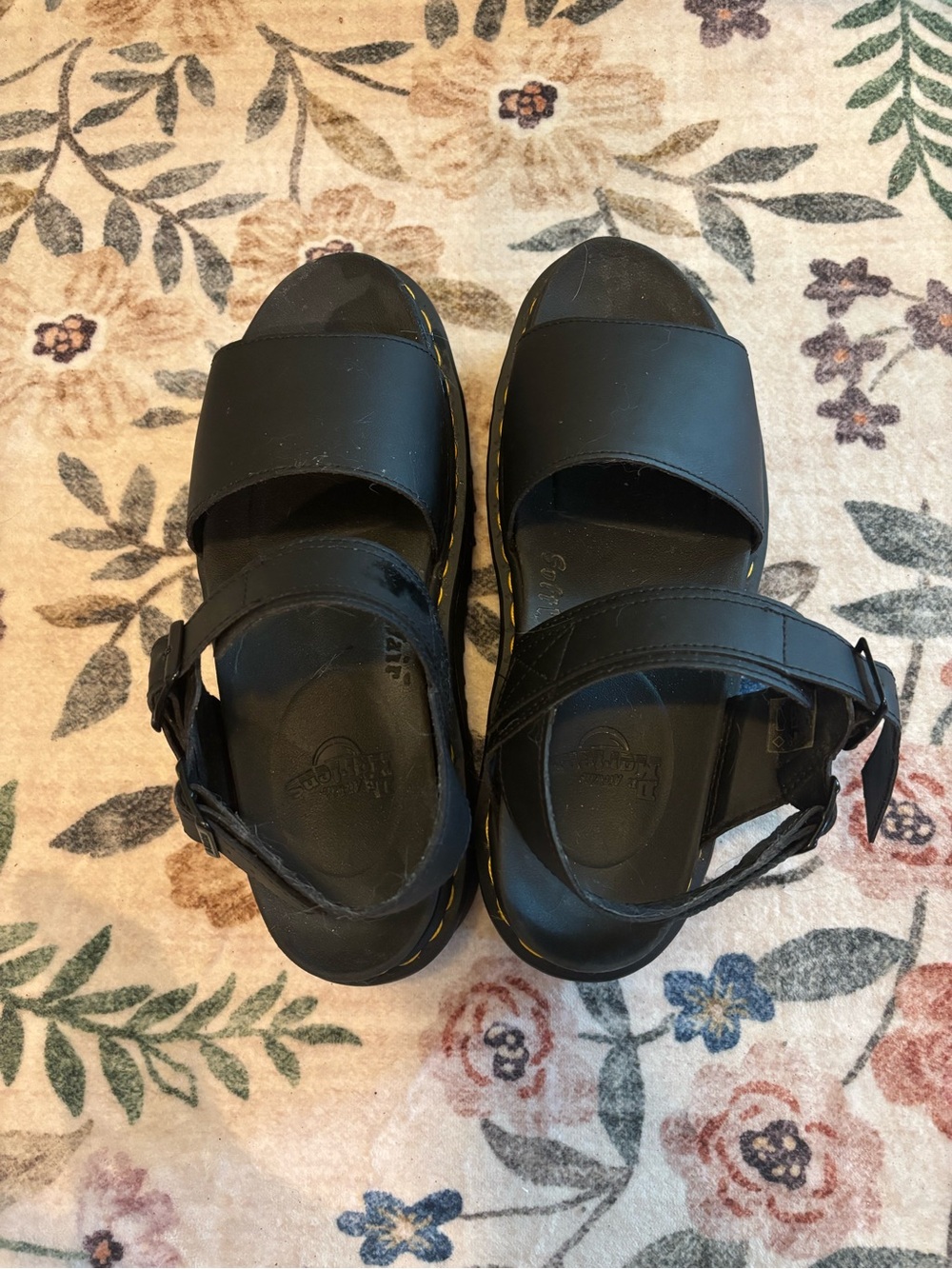 Dr. Martens Black Platform Sandals